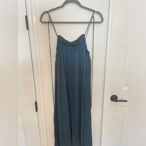 Zara long silk dress